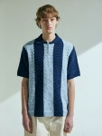 [왓에버위원트]MULTI CABLE POLO KNIT [NAVY] [W CONCEPT]