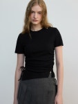 [jsny제이에스엔와이][단독] Shirring String T-shirt (3colors) [W CONCEPT]