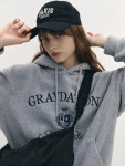 [그레이데시온]Classic Embo fleece hoodi MELANGE GREY [W CONCEPT]