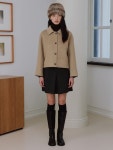 [아워몬드]HANDMADE WOOL SHORT COAT_LIGHT CAMEL [W CONCEPT]