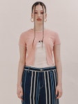 [레스트앤레크레이션]RR CUT OUT KNIT TOP - PINK [W CONCEPT]