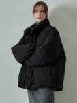 볼륨앤파사드 | [파사드패턴]볼륨 푸퍼 구스 다운 패딩_black [W CONCEPT]