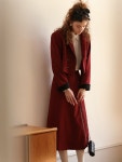DD_red modern slim fit high waist skirt jacket set up_RED - W컨셉(W CONCEPT)