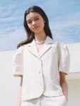 Crop shirts (WHITE) - W컨셉(W CONCEPT)