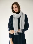 [DAL달]PREMIUM CASHMERE MUFFLER_ICE GRAY [W CONCEPT]