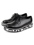 퍼포먼스바이데이비드스톤 | [데이빗스톤]DVS PIPING DERBY SHOES (black marble) [W CONCEPT]