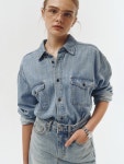 Dunst for WOMEN UNISEX CLASSIC DENIM SHIRT CLASSIC BLUE - W컨셉(W CONCEPT)
