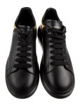 Alexander McQueen Leather Sneakers - Black Sneakers, Shoes - ALE250033 | The RealReal