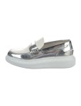 Alexander McQueen Patent Leather Loafers - Neutrals Flats, Shoes - ALE253203 | The RealReal