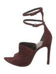Alexander Wang Suede DOrsay Pumps - Red Pumps, Shoes - ALX185011 | The RealReal