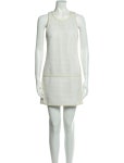 Vivienne Tam V-Neck Mini Dress w/ Tags - Neutrals Dresses, Clothing - WVI22749 | The RealReal V-Neck Mini Dress w/ Tags