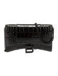 Balenciaga Hourglass Wallet On Chain - Black Shoulder Bags, Handbags - BAL253106 | The RealReal Hourglass Wallet On Chain