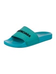Bottega Veneta Leather Slides - Green Sandals, Shoes - BOT250060 | The RealReal Leather Slides