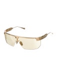 Balmain Shield Tinted Sunglasses - Gold Sunglasses, Accessories - BAM92055 | The RealReal Shield Tinted Sunglasses