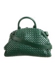 Bottega Veneta Intrecciato Small Handle Bag - Green Handle Bags, Handbags - BOT188563 | The RealReal Intrecciato Small Handle Bag