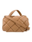 Bottega Veneta Maxi Intrecciato Padded Top Handle Bag - Neutrals Shoulder Bags, Handbags - BOT210140 | The RealReal Maxi... 