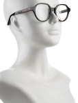 Bottega Veneta Round Eyeglasses - Black Eyeglasses, Accessories - BOT370026 | The RealReal