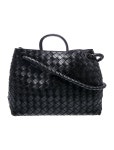 Bottega Veneta Intrecciato Andiamo Medium - Black Shoulder Bags, Handbags - BOT370063 | The RealReal