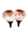 Bottega Veneta Intrecciato Weave Leather Slingback Flats - Pink Flats, Shoes - BOT370071 | The RealReal