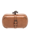 Bottega Veneta Leather Knot - Brown Clutches, Handbags - BOT370073 | The RealReal