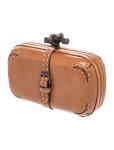 Bottega Veneta Leather Knot - Brown Clutches, Handbags - BOT370073 | The RealReal