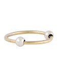 Bottega Veneta Two-Tone Stacking Band Ring - Band, Rings - BOT370103 | The RealReal