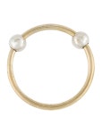 Bottega Veneta Two-Tone Stacking Band Ring - Band, Rings - BOT370103 | The RealReal