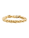 Van Cleef & Arpels Byzantine Alhambra Bracelet - 18K Yellow Gold Link, Bracelets - VAC36363 | The RealReal Byzantine Alhambra... 