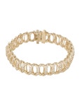 Bracelet 14K 9.32ctw Diamond Link Bracelet - Link, Bracelets - BRACE160016 | The RealReal 14K 9.32ctw Diamond Link Bracelet