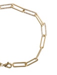 Bracelet 14K Diamond Link Bracelet - Link, Bracelets - BRACE210028 | The RealReal