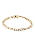 Bracelet 18K 4.34ctw Diamond Link Bracelet - Link, Bracelets - BRACE210055 | The RealReal