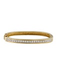 Bracelet 18K 1.15ctw Diamond Bracelet - 18K Yellow Gold Bangle, Bracelets - BRACE82512 | The RealReal 18K 1.15ctw Diamond Bracelet