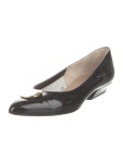Jimmy Choo Leather Animal Print Ballet Flats - Silver Flats, Shoes - JIM314008 | The RealReal Leather Animal Print Ballet Flats