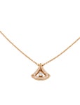 Bvlgari 18k Diamond Bvlgari Bvlgari Pendant Necklace - 18K Rose Gold Pendant Necklace, Necklaces - BUL42158 | The RealReal 18k... 