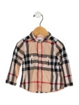 Burberry Nova-Check Button-Up Shirt - Neutrals Sizes 0-24 Months, Boys - BUR314008 | The RealReal Nova-Check Button-Up Shirt