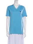 Burberry Silk Crew Neck T-Shirt - Green Tops, Clothing - BUR401017 | The RealReal Silk Crew Neck T-Shirt