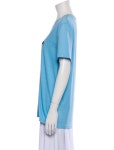 Burberry Silk Crew Neck T-Shirt - Green Tops, Clothing - BUR401017 | The RealReal Silk Crew Neck T-Shirt