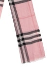 Burberry London Plaid Print Scarf - Pink Scarves and Shawls, Accessories - WBURL180031 | The RealReal Plaid Print Scarf