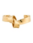 Celine Large Knot Cuff Bracelet - 24K Plated Cuff, Bracelets - CEL254346 | The RealReal Large Knot Cuff Bracelet