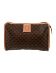 Celine Macadam Cosmetic Bag - Brown Cosmetic Bags, Accessories - CEL327003 | The RealReal Macadam Cosmetic Bag