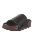 Celine Leather Slides - Black Sandals, Shoes - CEL370108 | The RealReal Leather Slides