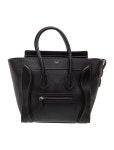 Celine Leather Luggage Micro - Black Handle Bags, Handbags - CEL400039 | The RealReal