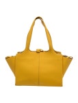 Celine Leather Tri-Fold Small - Yellow Shoulder Bags, Handbags - CEL400095 | The RealReal