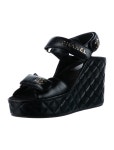 Chanel Interlocking CC Logo Canvas Espadrilles - Black Flats, Shoes - CHA858014 | The RealReal Interlocking CC Logo Canvas... 