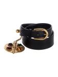 Chanel Interlocking CC Logo Suede Belt - Black Belts, Accessories - CHA836007 | The RealReal Interlocking CC Logo Suede Belt