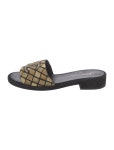 Fendi Canvas Slides - Black Sandals, Shoes - FEN370047 | The RealReal Canvas Slides