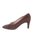 Chanel Suede Semi Pointed-Toe Pumps - Shoes -          CHA437850 | The RealReal Suede Semi Pointed-Toe Pumps