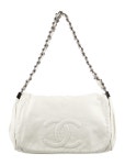 Chanel Timeless Accordion Flap Bag - White Shoulder Bags, Handbags - CHA780238 | The RealReal Timeless Accordion Flap Bag