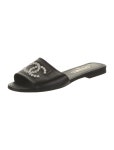 Chanel 2017 Interlocking CC Logo Slides - Black Sandals, Shoes - CHA700341 | The RealReal 2017 Interlocking CC Logo Slides