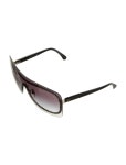 Chanel Interlocking CC Logo Shield Sunglasses - Brown Sunglasses, Accessories - CHA823008 | The RealReal Interlocking CC Logo... 